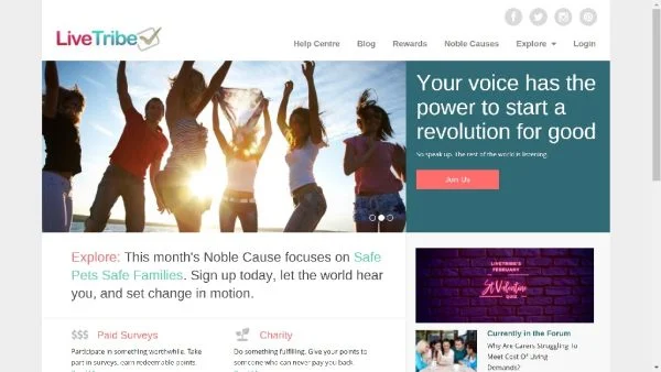 livetribe screenshot