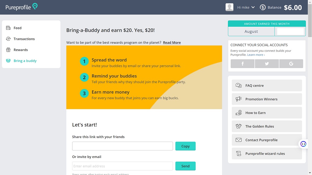 pureprofile australia review bring a buddy - Paid Surveys Fanatic pureprofile australia review bring a buddy