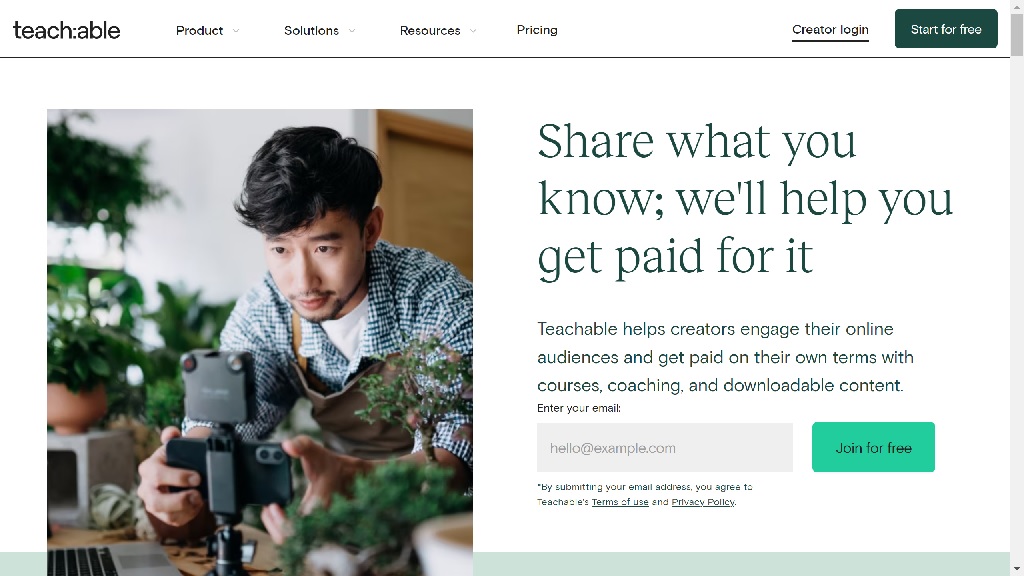 make money from home with teachable