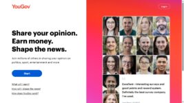 yougov australia homepage screenshot