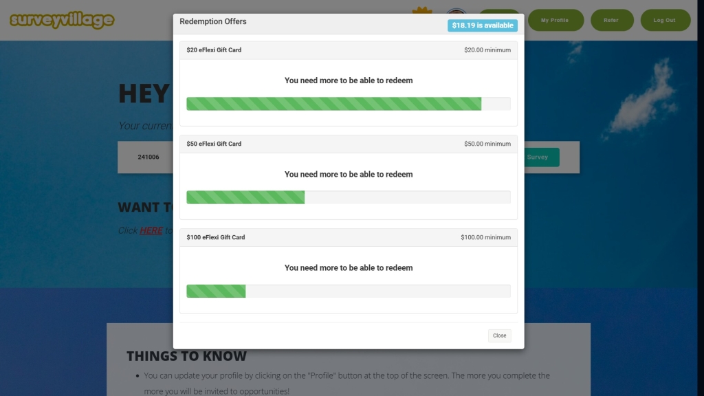 survey village redeem - Paid Surveys Fanatic survey village redemption